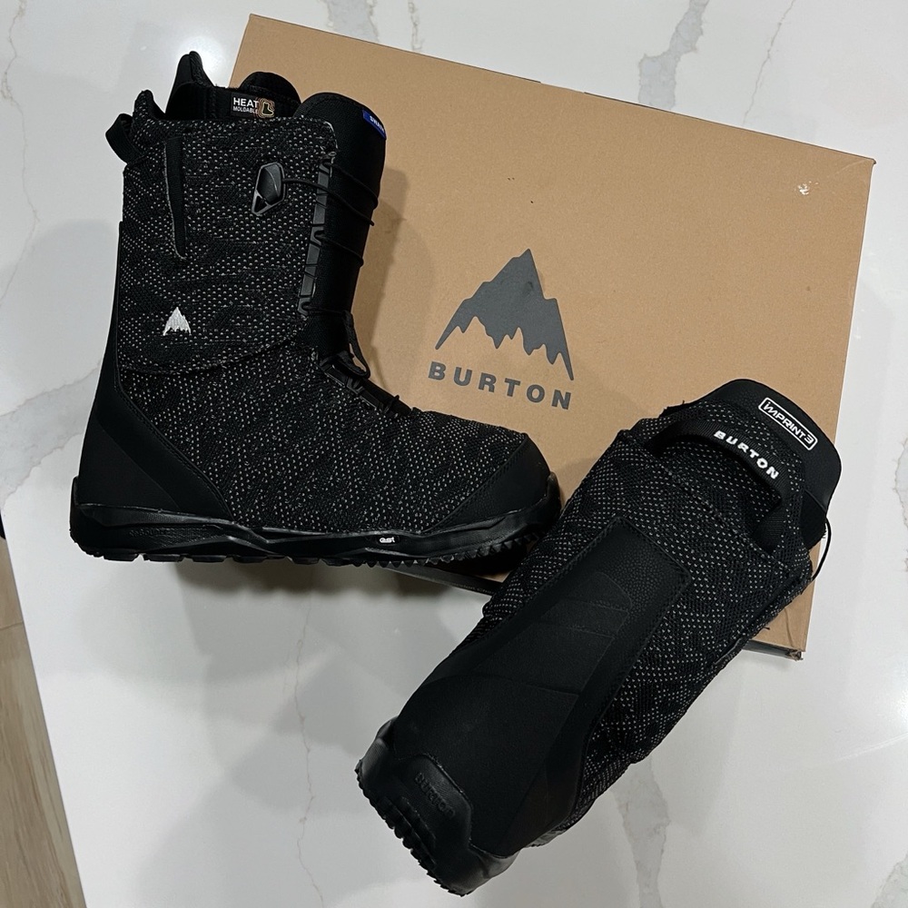 Burton Black Snowboard Boots - Swath Speedzone - Men's